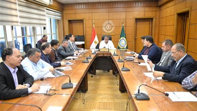 محافظ الدقهلية يبحث مقترح تنفيذ مصرف مغطى جديد لمحطة المعالجة المركزية بجمصة