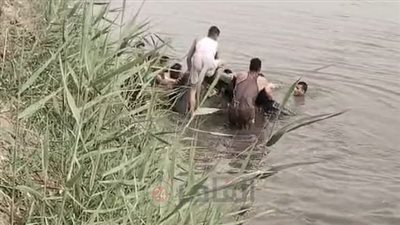 إصابة 3 أشخاص من أسرة واحدة بحادث انقلاب سيارة ملاكي في بحر حسن واصف بالفيوم 