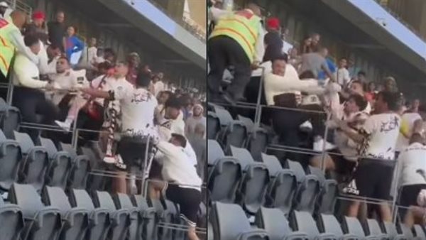 مشاجرة جماهير الزمالك