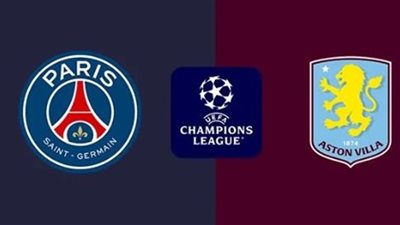موعد مباراة باريس سان جيرمان وأستون فيلا في ذهاب ربع نهائي دوري الأبطال