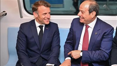 الشركة الفرنسية المُشغلة للخط الثالث للمترو تحتفي بزيارة السيسي وماكرون: جعلونا نشعر بالفخر