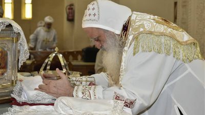 مطرانية طنطا تحيي الذكرى الثامنة لـ شهداء أحد الشعانين | صور