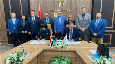 توقيع بروتوكول تعاون بين جامعتي بنها الأهلية ونانجنج الصينية