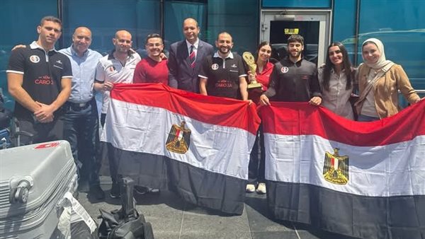 استقبال بعثة مصر