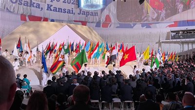 بمشاركة مصرية.. افتتاح معرض إكسبو أوساكا بحضور إمبراطور اليابان