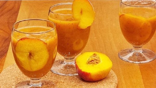 طريقة عمل مشروب الخوخ