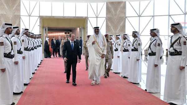السيسي وأمير قطر