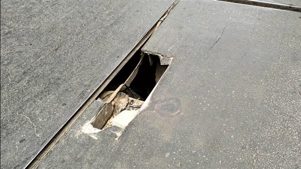 تآكل بجسم كوبري فوم