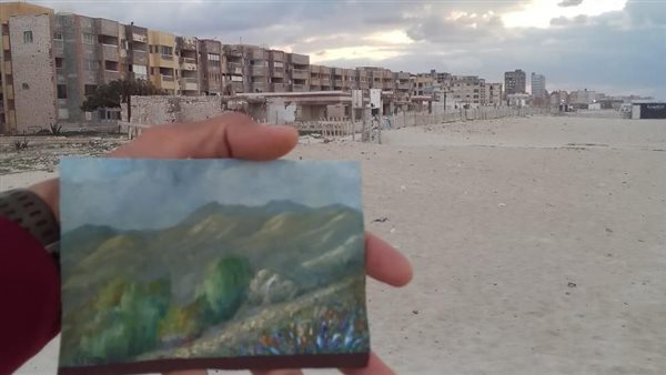 العثور على اللوحة