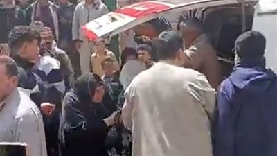 تشييع جنازة شقيقين صغيرين ضحيتي حريق مصنع مراتب بالمحلة لمثواهما الأخير | بث مباشر