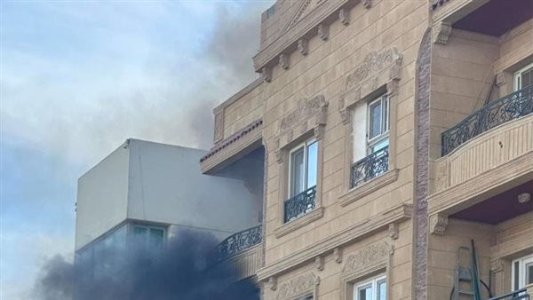 جانب من الحريق