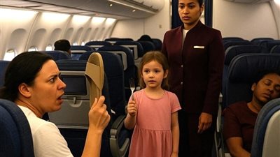 خلال نوم والدتها.. صغيرة تطعن راكبة بشوكة على متن رحلة جوية