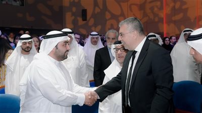 عمرو الليثي يلتقي بـ رئيس هيئة الفجيرة للثقافة والإعلام على هامش حفل ختام مهرجان الفجيرة الدولي للمونودراما