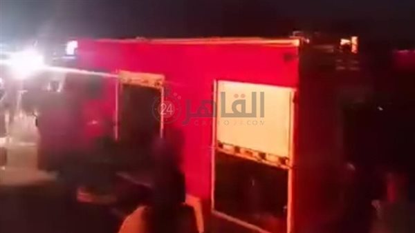 جانب من الحريق 