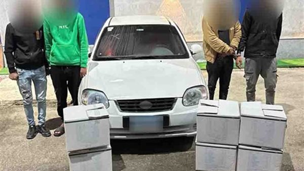 ضبط سارقي الكراتين