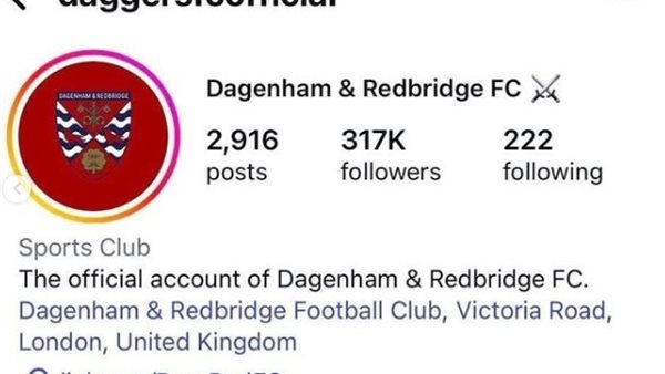  حساب نادي داجنهام