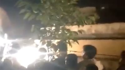 وسط دموع الأهالي.. تشييع جنازة صغيرين توفيا في حريق شقتهما بشبين القناطر