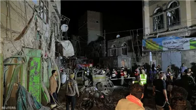 استشهاد وإصابة العشرات من اليمنيين في غارات أمريكية على صنعاء