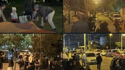 بعد زلزال الأربعاء الماضي.. هزات ارتدادية تدفع سكان إسطنبول إلى النزول للشوارع مجددا