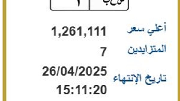 لوحات مرور مميزة