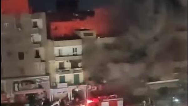 جانب من الحريق 