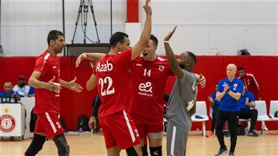 الأهلي يفوز على النصر الليبي ويتأهل إلى ربع نهائي البطولة الإفريقية للكرة الطائرة