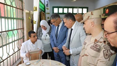 محافظ الجيزة يفتتح معرض صنع بالتعليم الفني بمدرسة إمبابة الصناعية بنين للتأسيس العسكري