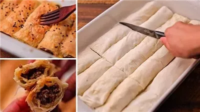 طريقة عمل الجلاش باللحمة المفرومة صوابع.. خطوة هامة عند التحضير