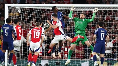 نتيجة مباراة أرسنال وباريس سان جيرمان بدوري الأبطال.. الفريق الباريسي يخطف الفوز