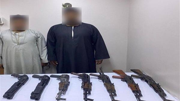 المتهمين والمضبوطات