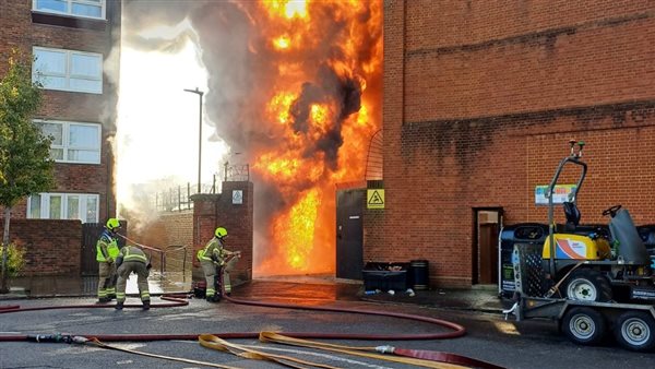 حريق في لندن