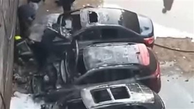 حريق يلتهم 3 سيارات بالدقهلية دون إصابات