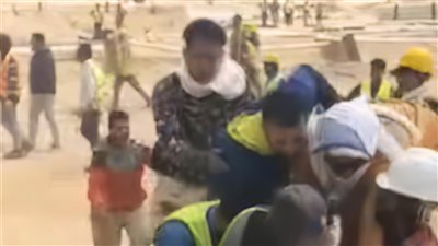 مصرع عاملين في سقوط جبالون مصنع تحت الإنشاء بالمنوفية