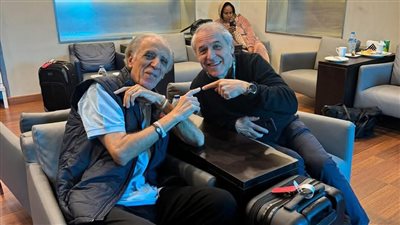 سمير عدلي يصطحب كولر إلى مطار القاهرة قبل سفره لسويسرا