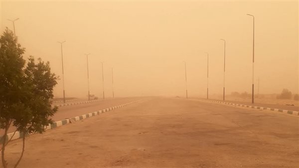 عواصف ترابية بمحافظة