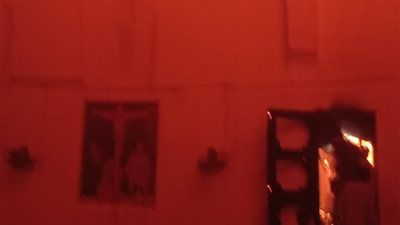 فتح تحقيق عاجل بواقعة حريق كنيسة مار جرجس بقنا