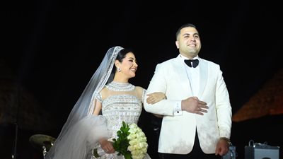 في أجواء مبهجة على سفح الهرم.. احتفال بزفاف نجل المستشار علي سلطان على كريمة النائب عماد حمودة