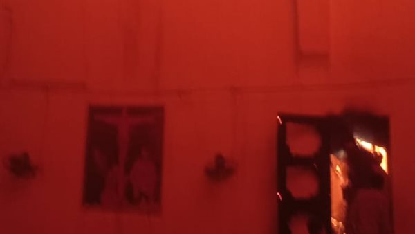 حريق كنيسة مار جرجس