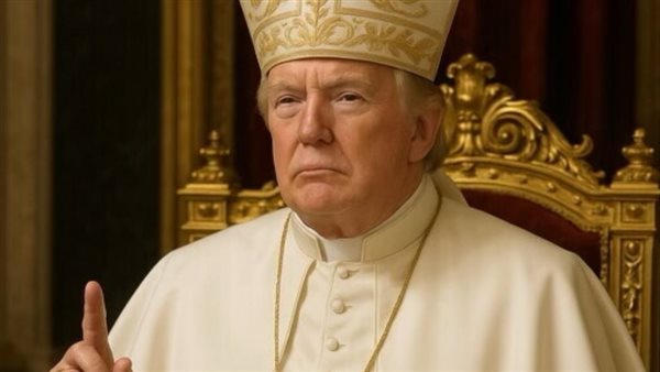 ترامب مرتديا زي بابا