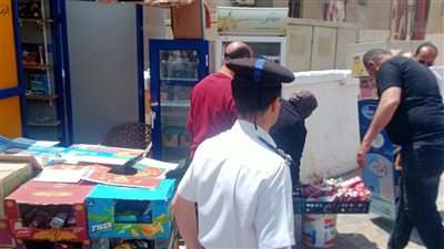 رفع 245 حالة إشغال وتعديات خلال حملات موسعة ببني سويف