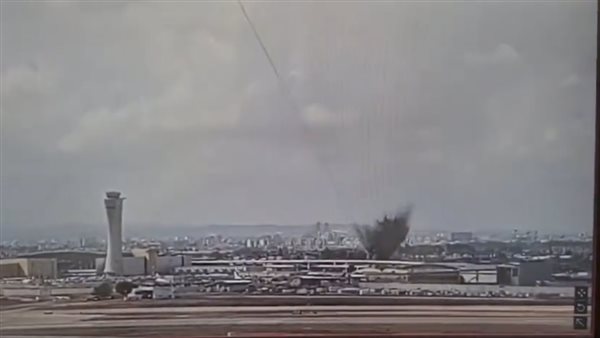 قصف مطار بن جوريون