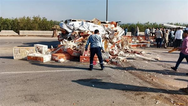 انقلاب سيارة نقل