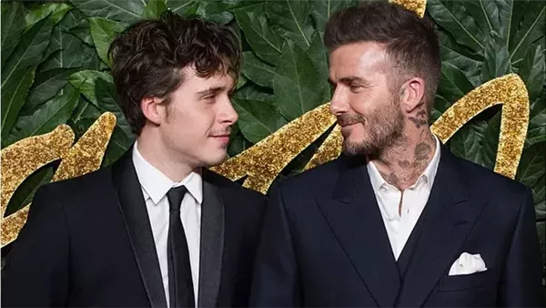  ديفيد بيكهام ونجله