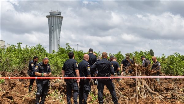 قصف مطار بن جوريون