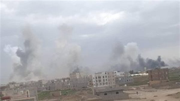 جانب من القصف 