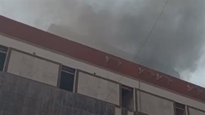 حريق في عقار أعلى بنك شهير بمنطقة وسط البلد