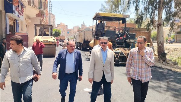 رصف شارع ترعة الرشيدية