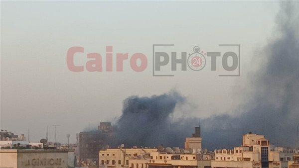  حريق عقار بمنطقة