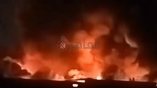 جانب من الحريق 