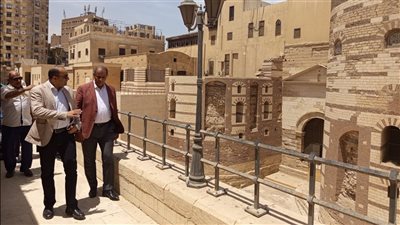 الأعلى للآثار يتفقد منطقة حصن بابليون بمصر القديمة تمهيدًا لافتتاحه الرسمي | صور 